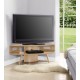 Curve Reception Corner TV Stand